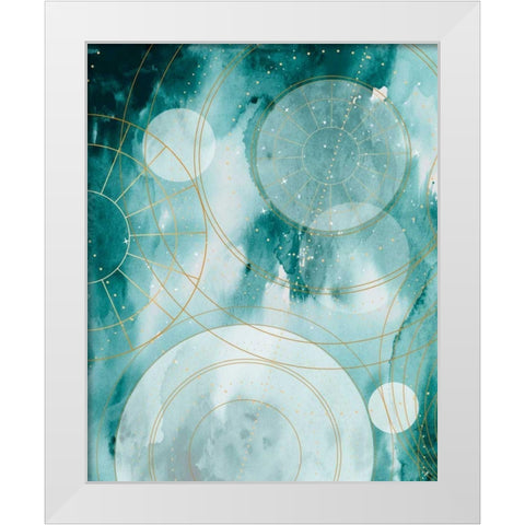Magical Graduation Stars II White Modern Wood Framed Art Print by Parker, Jennifer Paxton