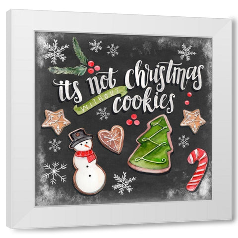 Baking Spirits Bright II White Modern Wood Framed Art Print by Parker, Jennifer Paxton