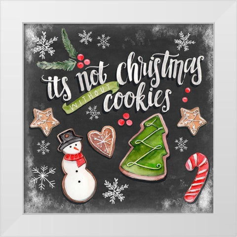 Baking Spirits Bright II White Modern Wood Framed Art Print by Parker, Jennifer Paxton