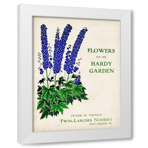 Antique Seed Packets II White Modern Wood Framed Art Print by Unknown