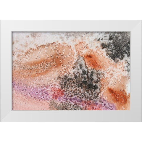 Textured Coast I White Modern Wood Framed Art Print by Orlov, Irena