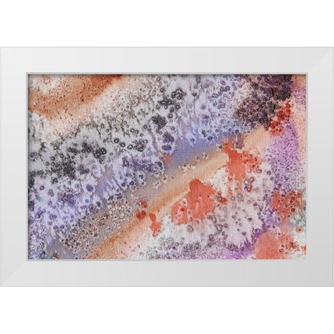 Textured Coast II White Modern Wood Framed Art Print by Orlov, Irena
