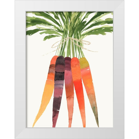 Vibrant Bunch II White Modern Wood Framed Art Print by Warren, Annie