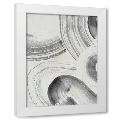 Zen Flow IV White Modern Wood Framed Art Print by Parker, Jennifer Paxton