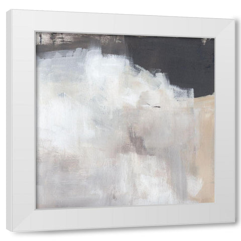 Neutral Abstract I White Modern Wood Framed Art Print by Parker, Jennifer Paxton