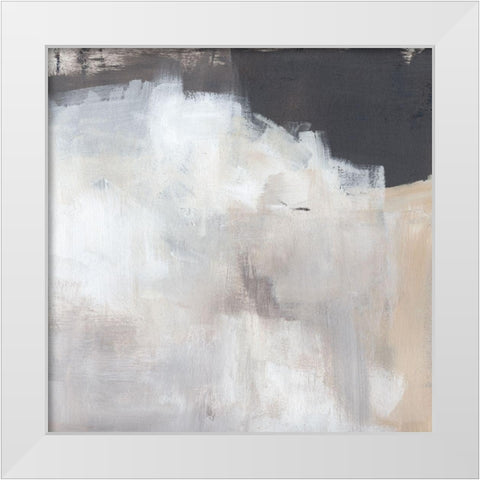 Neutral Abstract I White Modern Wood Framed Art Print by Parker, Jennifer Paxton