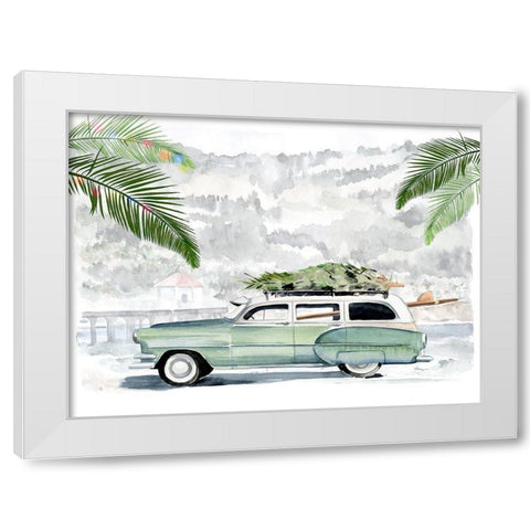 So Cali Christmas I White Modern Wood Framed Art Print by Parker, Jennifer Paxton