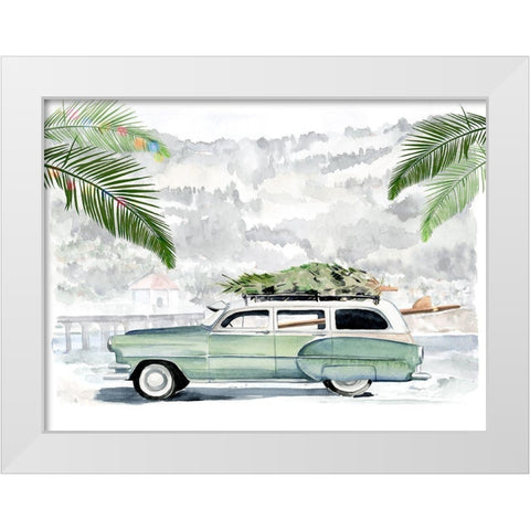 So Cali Christmas I White Modern Wood Framed Art Print by Parker, Jennifer Paxton