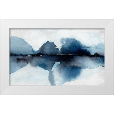 Mystic Horizon I White Modern Wood Framed Art Print by Warren, Annie