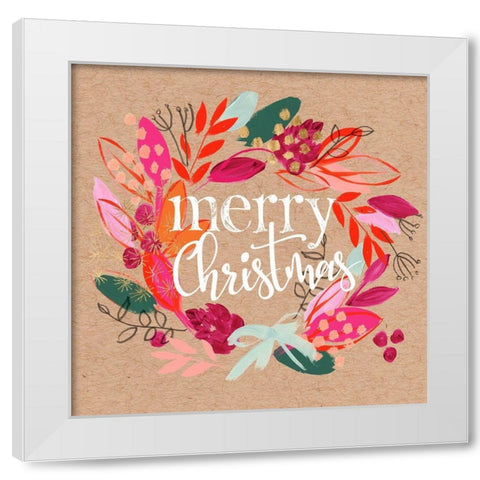 Crafty Christmas I White Modern Wood Framed Art Print by Parker, Jennifer Paxton