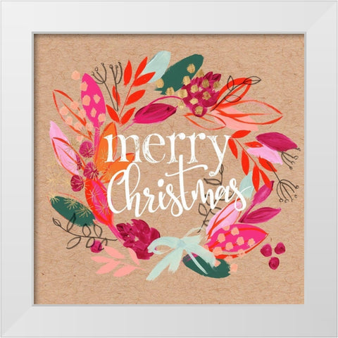 Crafty Christmas I White Modern Wood Framed Art Print by Parker, Jennifer Paxton