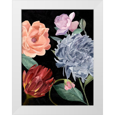 Twilight Blossom II White Modern Wood Framed Art Print by Warren, Annie