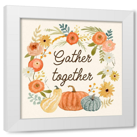 Harvest Home II White Modern Wood Framed Art Print by Barnes, Victoria