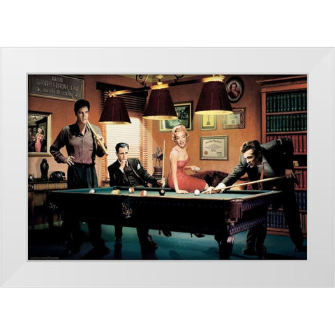 Legal Action White Modern Wood Framed Art Print by Consani, Chris