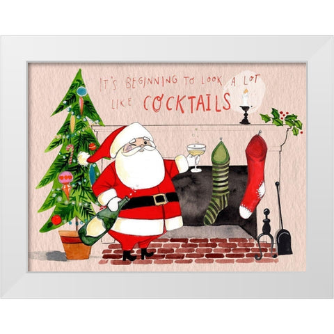 Get Bliztened I White Modern Wood Framed Art Print by Parker, Jennifer Paxton