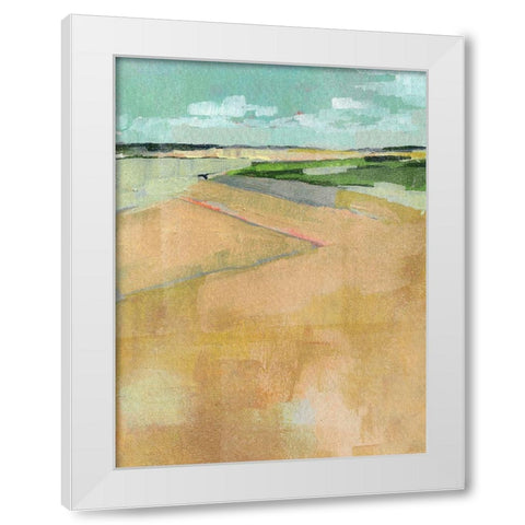 Cubed Prairie II White Modern Wood Framed Art Print by Parker, Jennifer Paxton