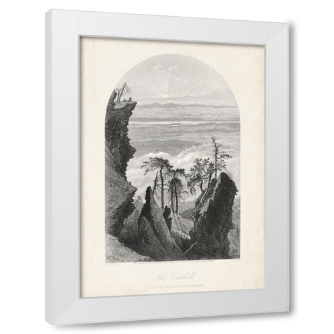 The Catskills White Modern Wood Framed Art Print by Bryant, William Cullen