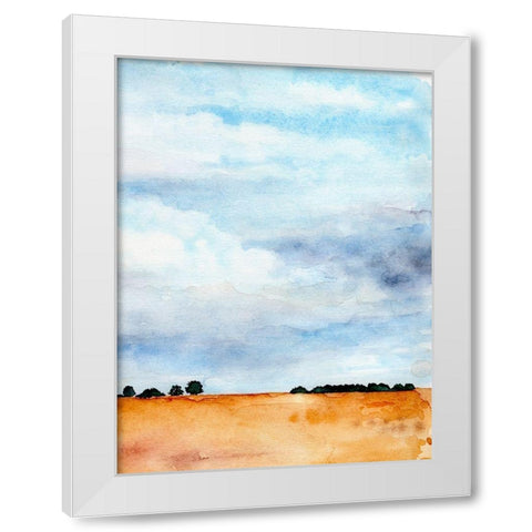 Midwest Sky I White Modern Wood Framed Art Print by Parker, Jennifer Paxton
