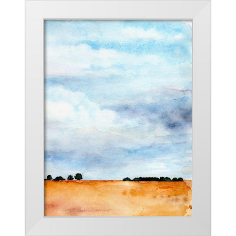 Midwest Sky I White Modern Wood Framed Art Print by Parker, Jennifer Paxton