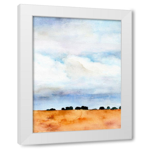 Midwest Sky II White Modern Wood Framed Art Print by Parker, Jennifer Paxton