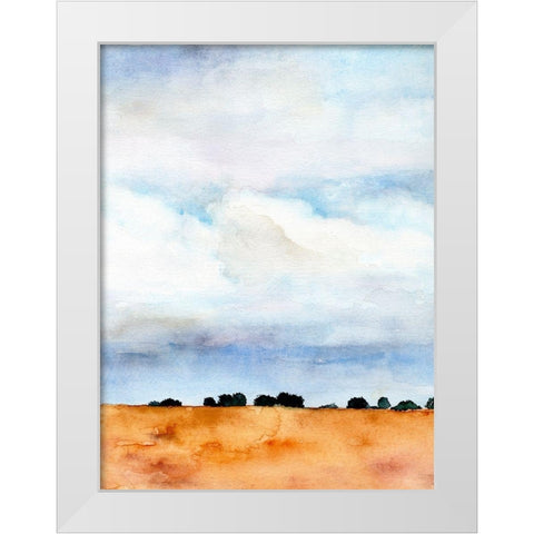 Midwest Sky II White Modern Wood Framed Art Print by Parker, Jennifer Paxton