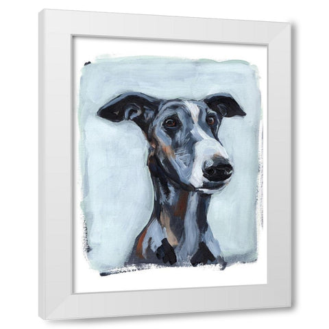 Bestie Portrait II White Modern Wood Framed Art Print by Parker, Jennifer Paxton