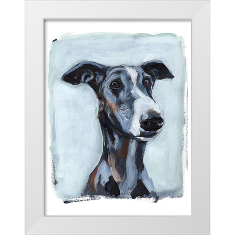 Bestie Portrait II White Modern Wood Framed Art Print by Parker, Jennifer Paxton