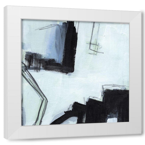 Fractal Sky I White Modern Wood Framed Art Print by Parker, Jennifer Paxton