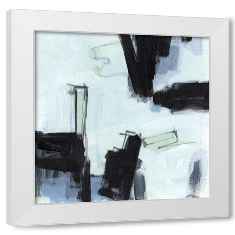 Fractal Sky II White Modern Wood Framed Art Print by Parker, Jennifer Paxton