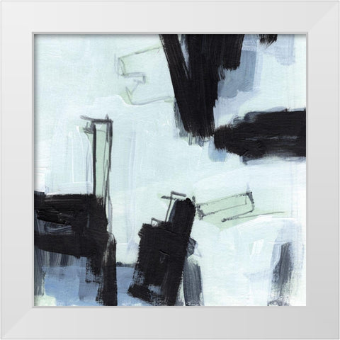 Fractal Sky II White Modern Wood Framed Art Print by Parker, Jennifer Paxton
