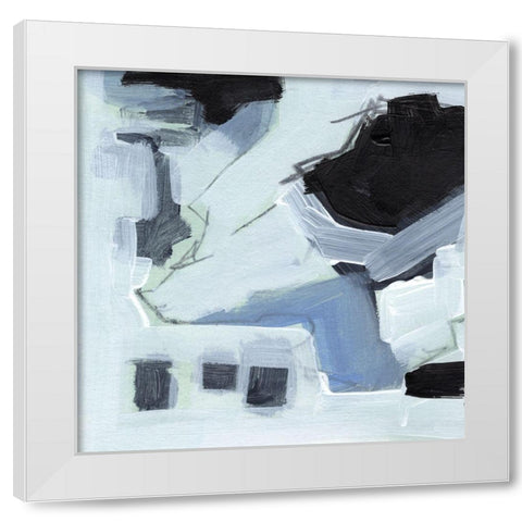 Fractal Sky V White Modern Wood Framed Art Print by Parker, Jennifer Paxton