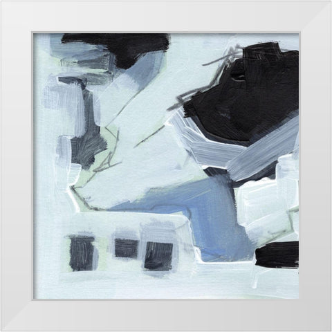 Fractal Sky V White Modern Wood Framed Art Print by Parker, Jennifer Paxton