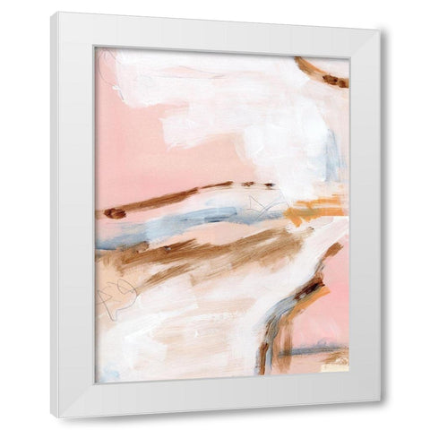 Salt Flat Tracks II White Modern Wood Framed Art Print by Parker, Jennifer Paxton