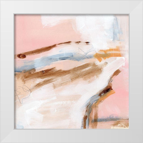 Salt Flat Tracks III White Modern Wood Framed Art Print by Parker, Jennifer Paxton