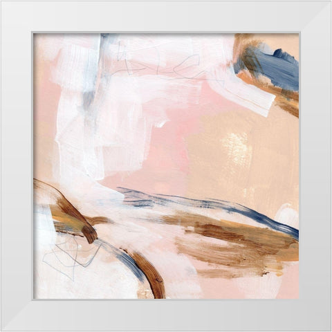 Salt Flat Tracks IV White Modern Wood Framed Art Print by Parker, Jennifer Paxton