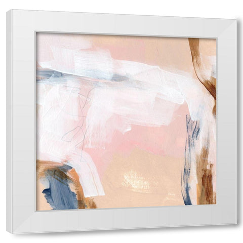 Salt Flat Tracks V White Modern Wood Framed Art Print by Parker, Jennifer Paxton