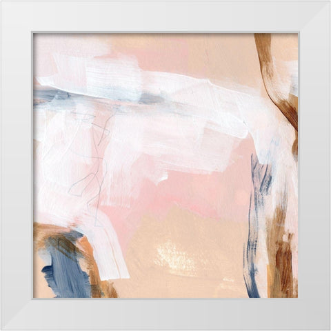 Salt Flat Tracks V White Modern Wood Framed Art Print by Parker, Jennifer Paxton