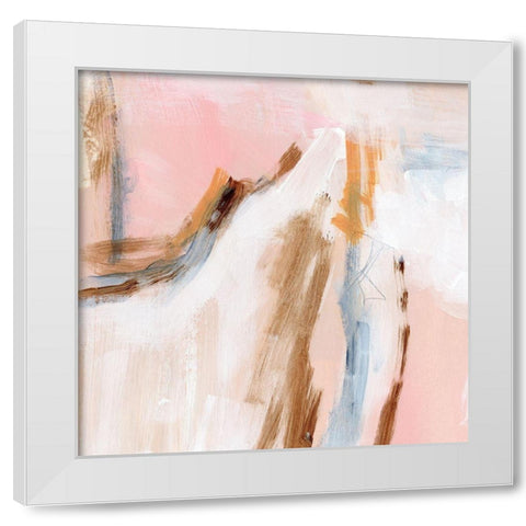 Salt Flat Tracks VI White Modern Wood Framed Art Print by Parker, Jennifer Paxton
