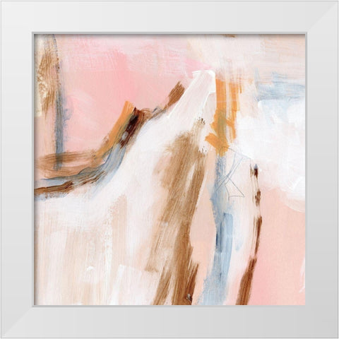 Salt Flat Tracks VI White Modern Wood Framed Art Print by Parker, Jennifer Paxton
