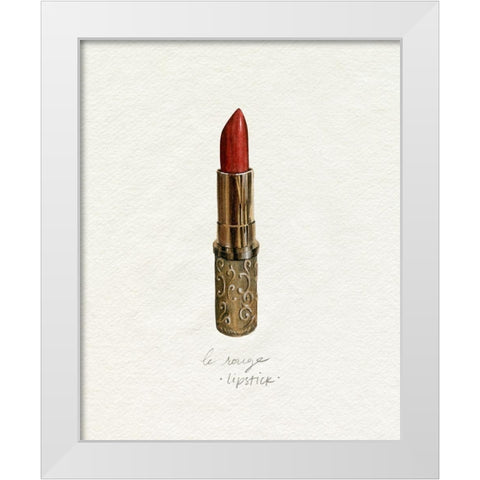Gilded Toiletries III White Modern Wood Framed Art Print by Popp, Grace