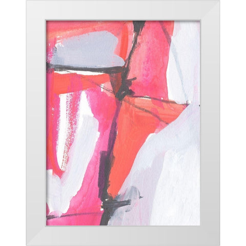 Night Style III White Modern Wood Framed Art Print by Warren, Annie