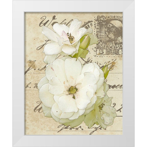 Wishing You Well I White Modern Wood Framed Art Print by Saunders, Alonzo
