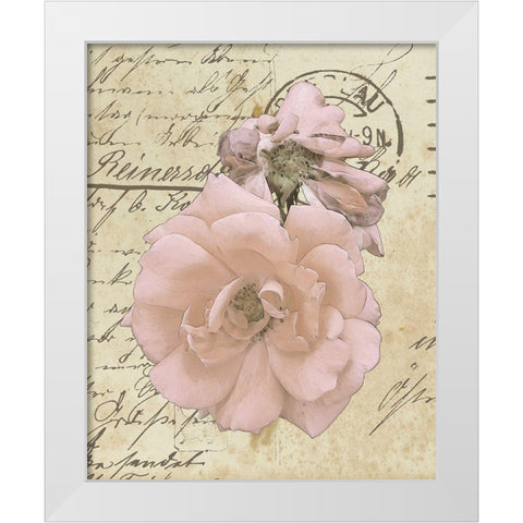 Wishing You Well II White Modern Wood Framed Art Print by Saunders, Alonzo