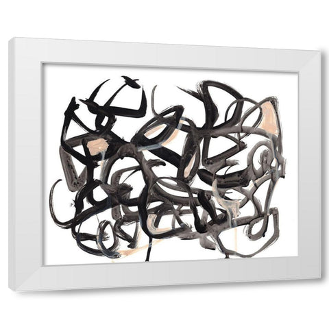 Which Way I White Modern Wood Framed Art Print by Parker, Jennifer Paxton