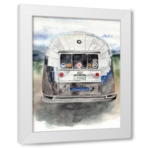 Rear Window II White Modern Wood Framed Art Print by Parker, Jennifer Paxton