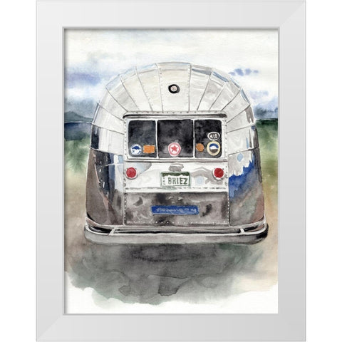 Rear Window II White Modern Wood Framed Art Print by Parker, Jennifer Paxton