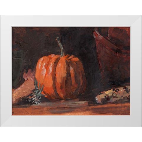 Autumn Still Life I White Modern Wood Framed Art Print by Parker, Jennifer Paxton