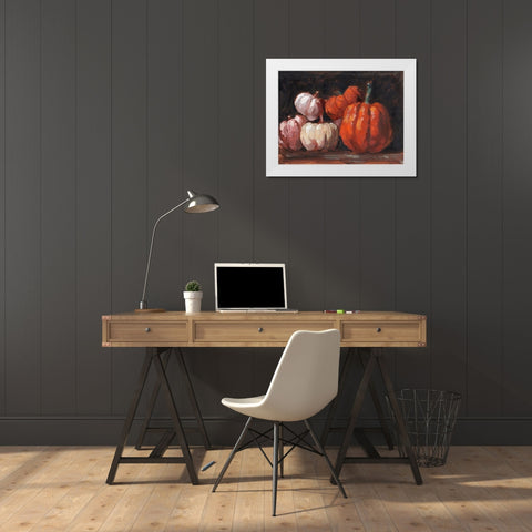 Autumn Still Life II White Modern Wood Framed Art Print by Parker, Jennifer Paxton