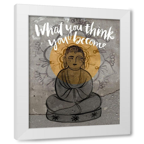 Let It Go II White Modern Wood Framed Art Print by Parker, Jennifer Paxton