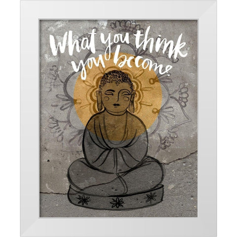 Let It Go II White Modern Wood Framed Art Print by Parker, Jennifer Paxton